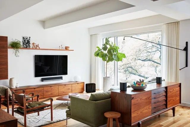 home theater setup with sonos audio products