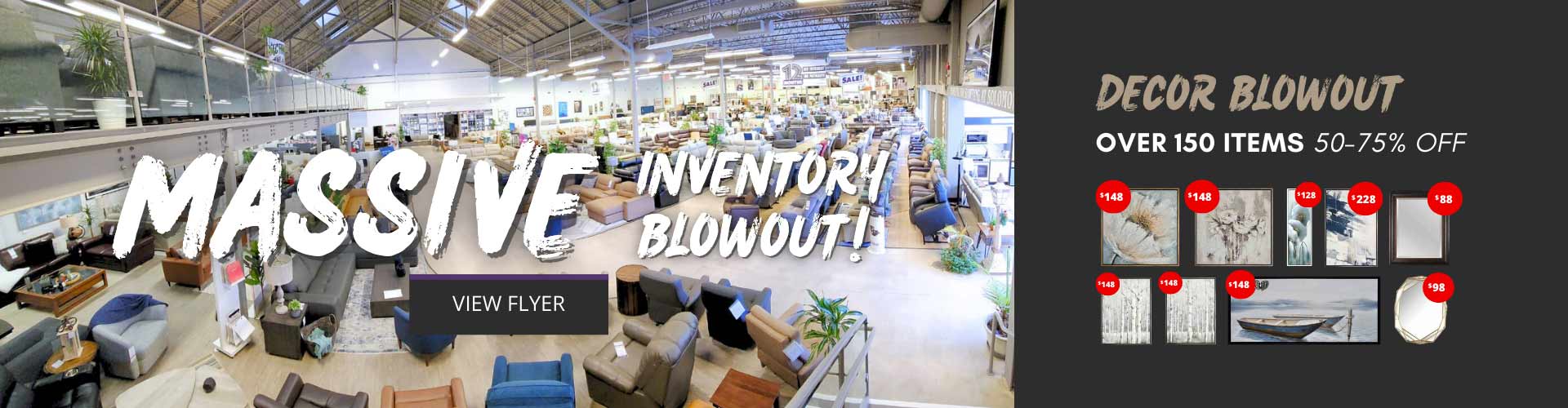 Solomons Furniture and Appliances MASSIVE INVENTORY BLOW OUT flyer