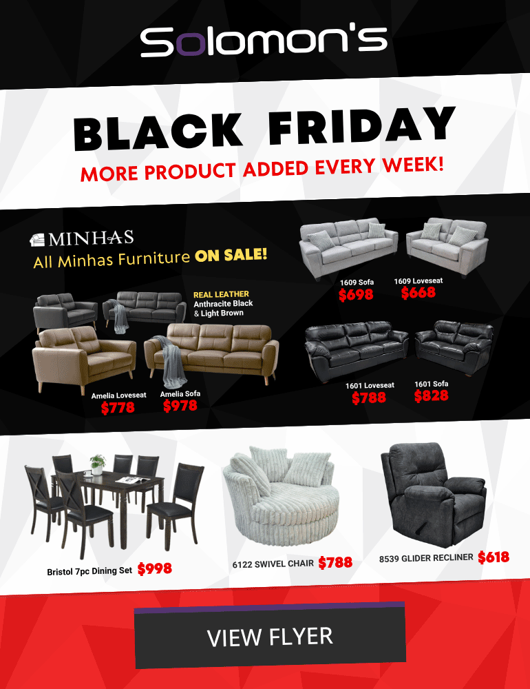 SHOP SOLOMON'S BLACK FRIDAY FLYER NOW