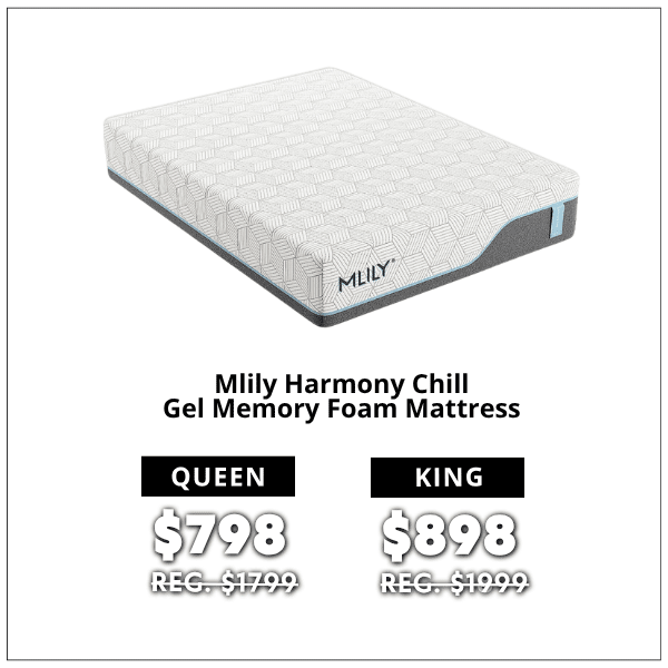 Mlily Harmony Chill Gel Memory Foam Mattresses starting at 798
