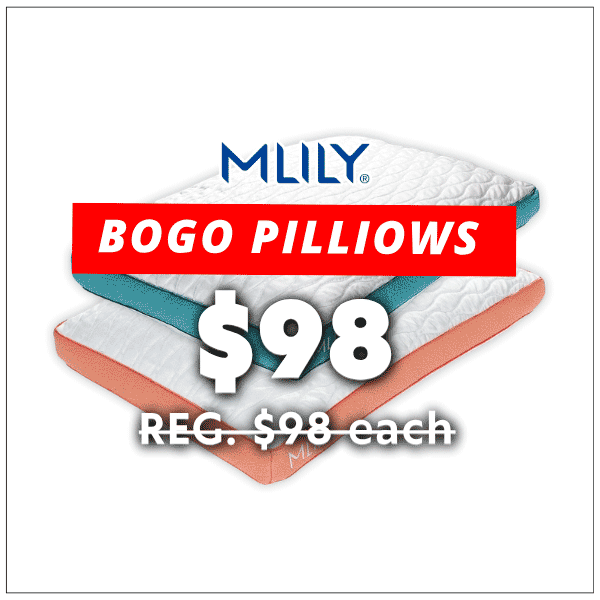 BUY ONE GET ON FREE Mlily Memory Foam Pillows