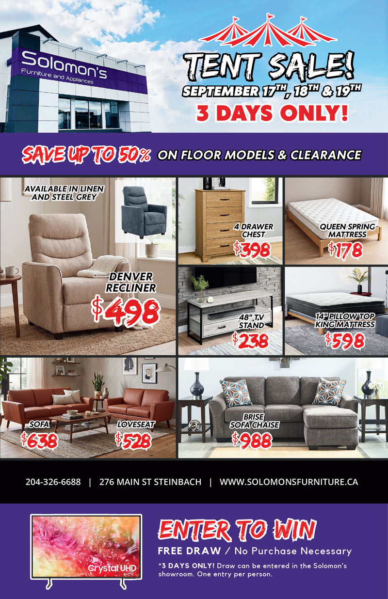 3 DAYS ONLY - September 17 to 19