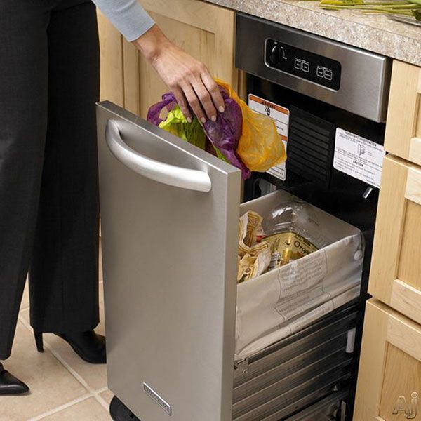 Jenn-Air stainless steel trash compactor