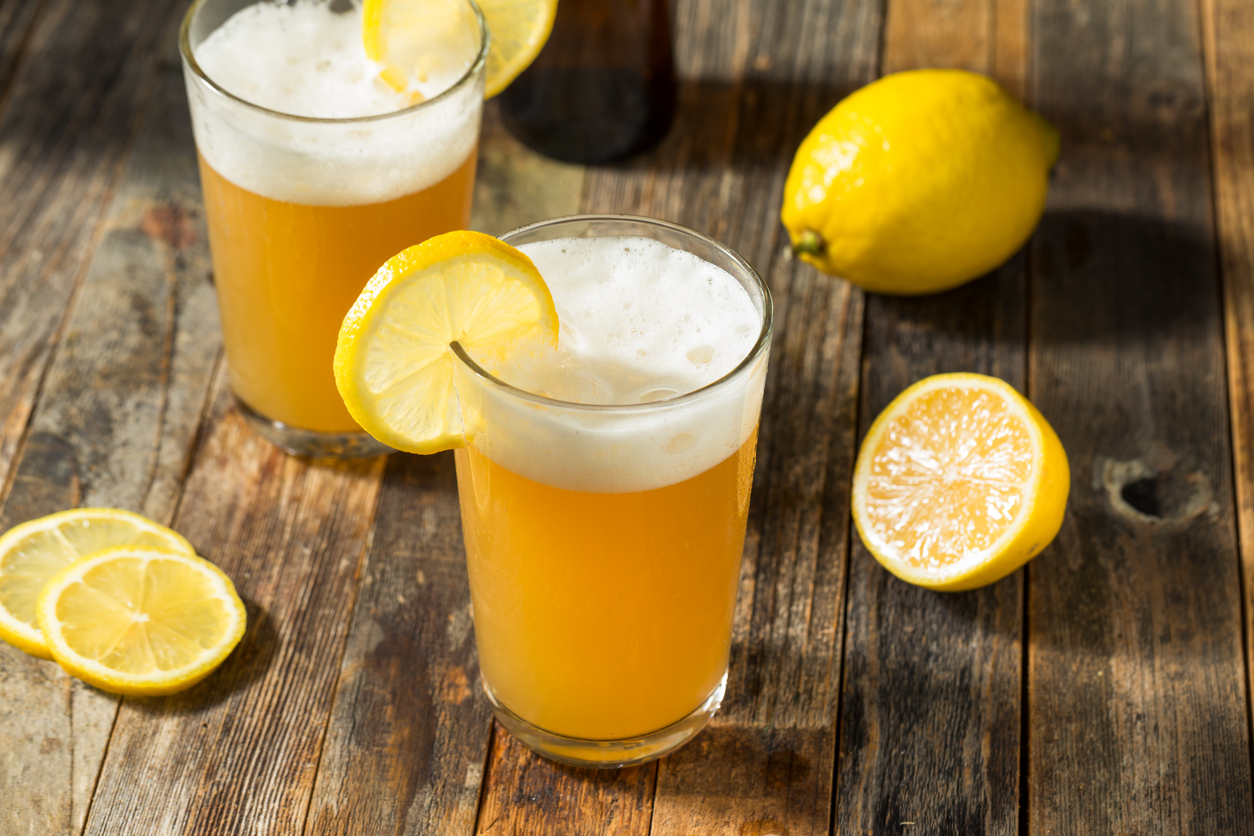 lemon beer drink