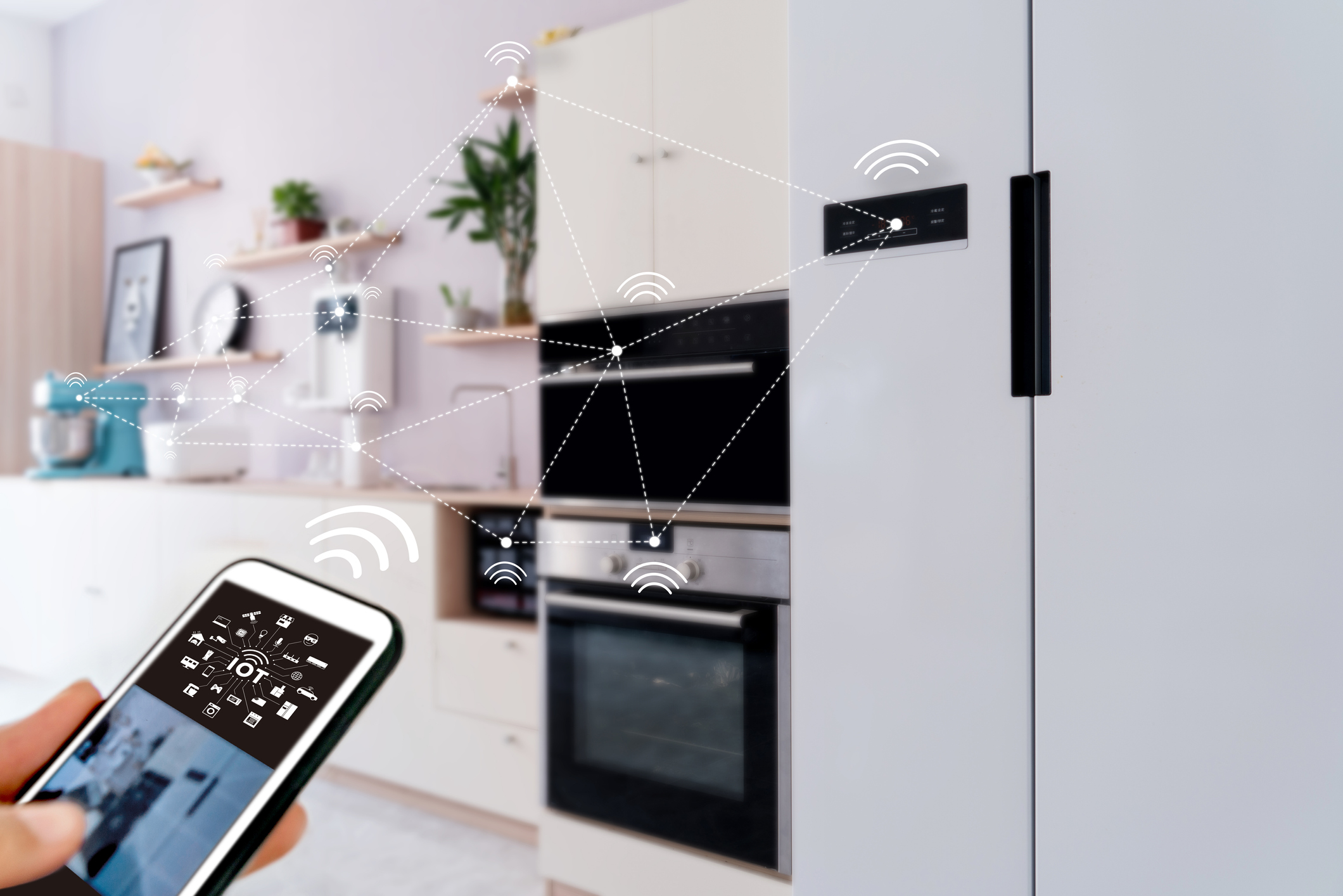 fully connected kitchen