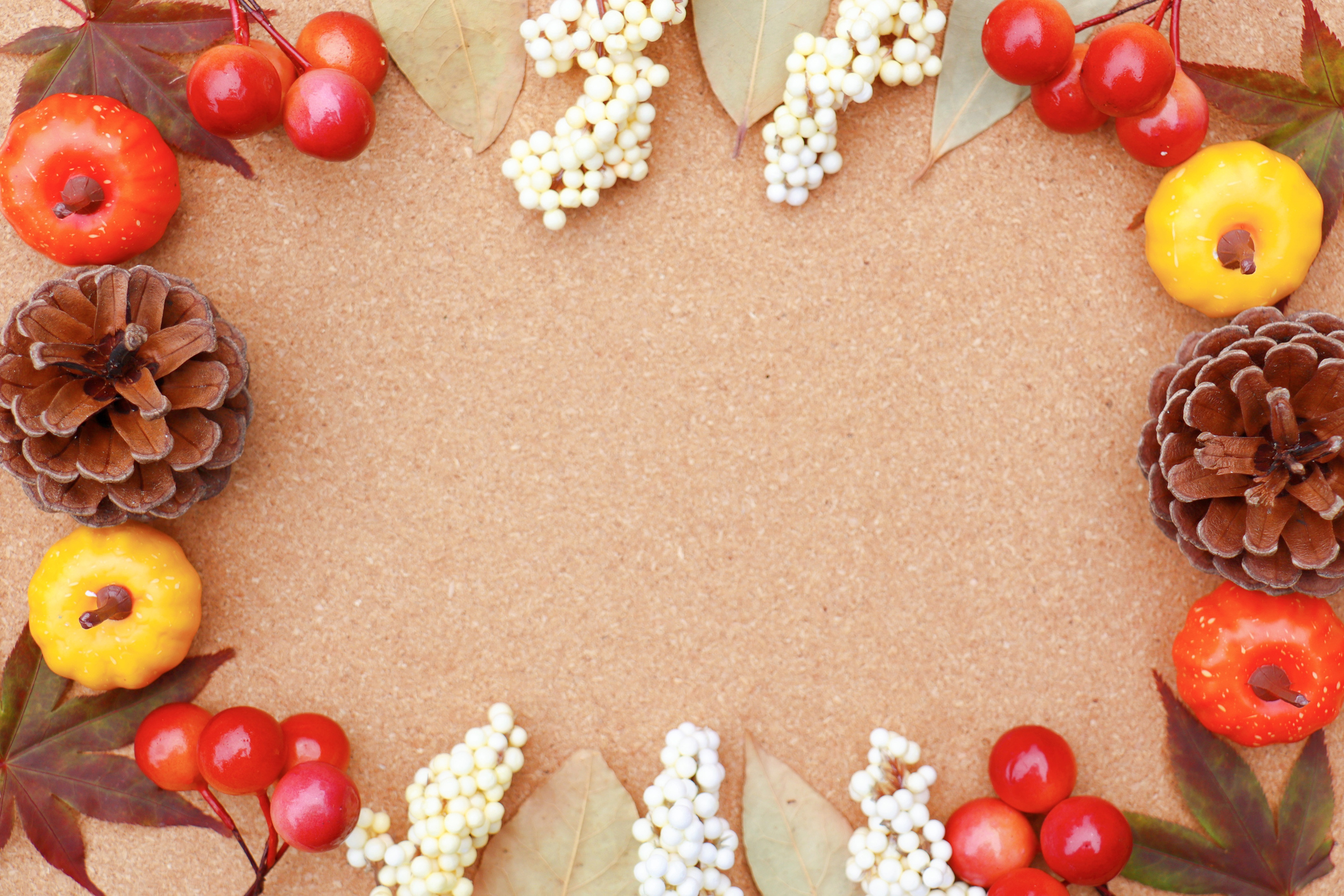 harvest themed pinboard