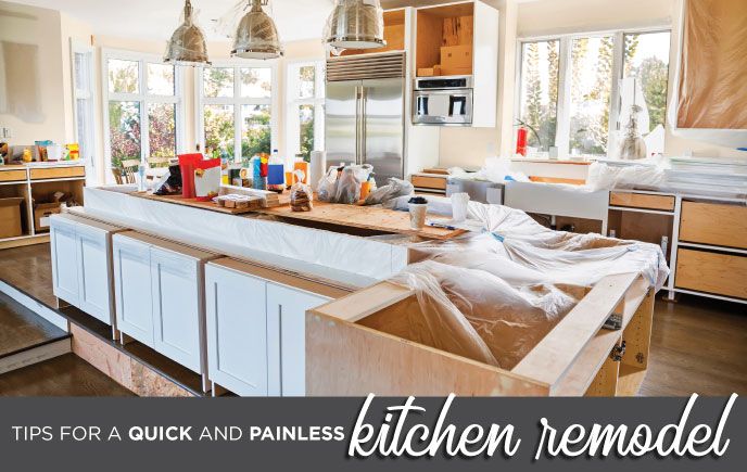 Tips for a Quick and Painless Kitchen Remodel