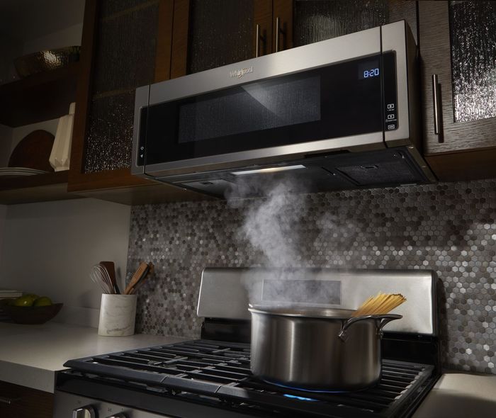 Size Doesn T Always Matter Whirlpool Low Profile Microwave Hood Whirlpool Low Profile Microwave Hood