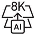 Samsung 8K AI Upscaling Icon