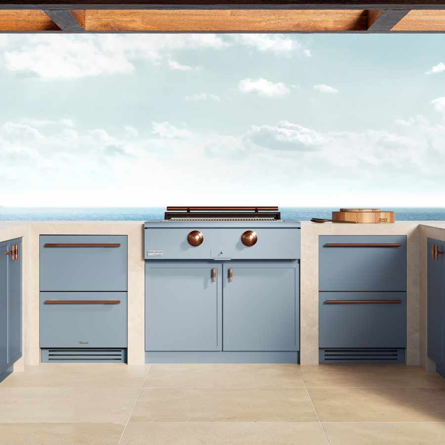 Rockwell built-in griddle outdoor kitchen