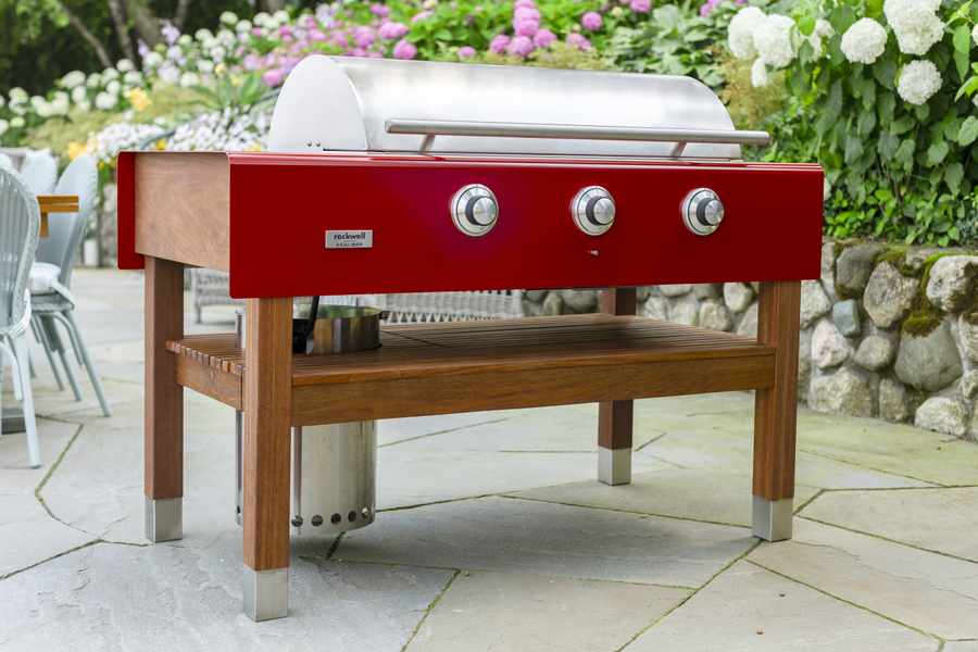 Signature Rockwell grill in red