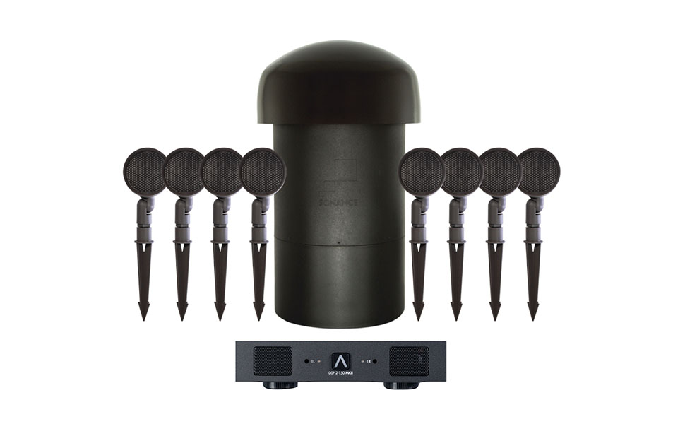 Sonance variety of outdoor speakers for landscaping