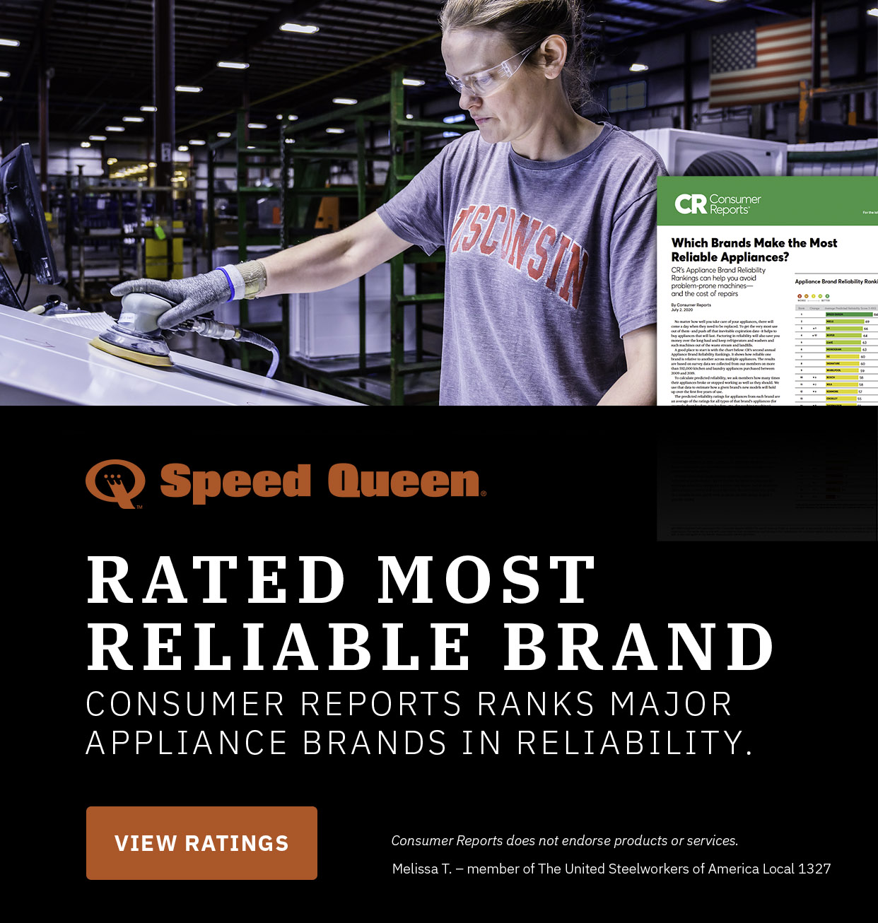 Speed Queen Customer Ratings