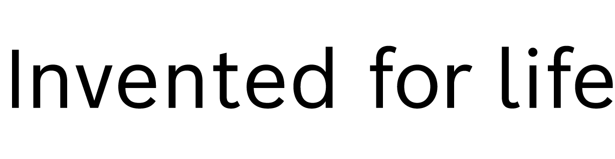 invented for life logo