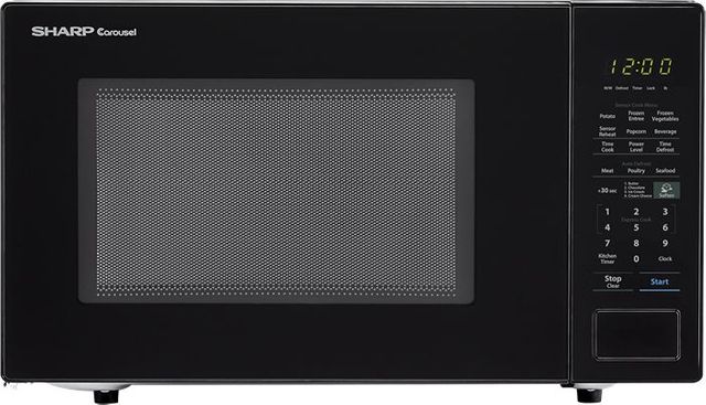 Sharp Carousel Countertop Microwave Oven Black Smc1441cb