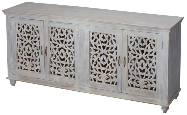 Jaipur Furniture Lunar Four Door 80" Sideboard-1