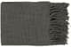 Surya Tilda Charcoal 59"x51" Throw Blanket-0