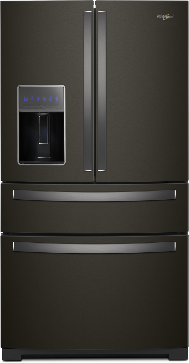 Whirlpool 26 2 French Door Refrigerator Fingerprint Resistant Black Stainless Steel Wrx986sihv Spencer S Tv Appliances