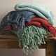 Surya Tibey Denim 50"x70" Throw Blanket-2