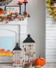 A & B Home 2-Piece Black/Brown Lantern Set-3