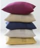 Surya Solid Pleated Khaki 22"x22" Pillow Shell with Down Insert-1