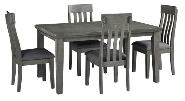 Benchcraft® 5 Piece Halladen Gray Dining Set-0