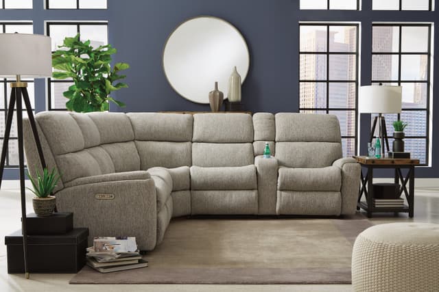 Flexsteel® Rio 5-Piece Power Headrest Reclining Sectional (no console)-0