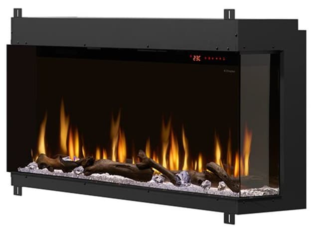 Dimplex® Ignite® Bold Black 60'' Built-in Linear Electric Fireplace-2
