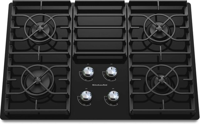 Kitchenaid Architect Series Ii 30 19 Black Gas Cooktop