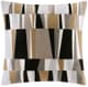 Olliix by INK+IVY Lars Natural 20x20" Embroidered Stripe Decorative Pillow-0