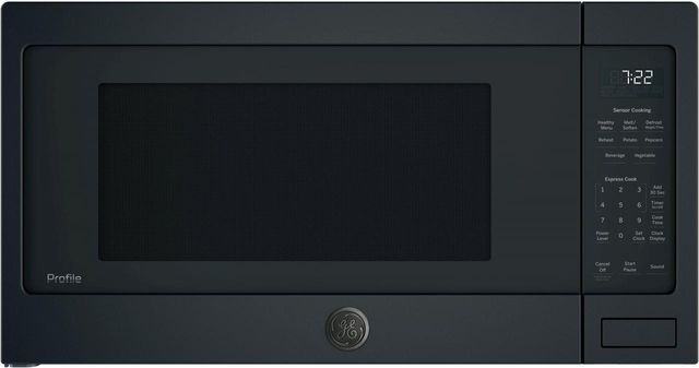 Ge Profile 2 2 Cu Ft Black Slate Countertop Sensor Microwave