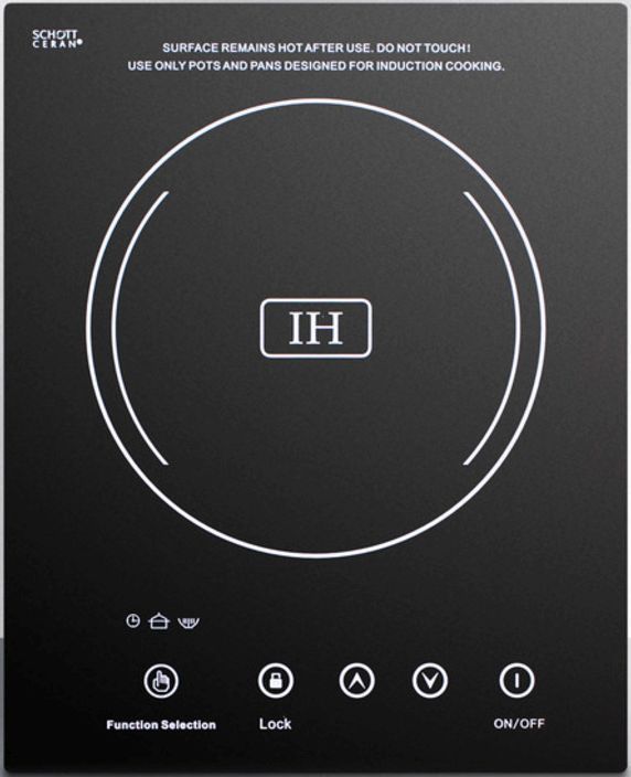 Summit 12 Black Induction Cooktop Sinc1110 Moran Refrigeration