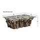 TEAK ROOT COFFEE TABLE-1