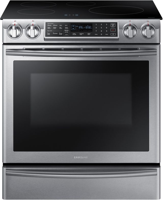 Samsung 30 Slide In Induction Range Stainless Steel Ne58k9560ws