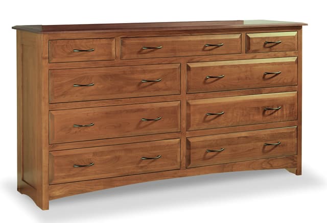Daniel's Amish® Two-Tone Simplicity Double Dresser -0
