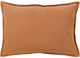 Surya Cotton Velvet Burnt Orange 18"x18" Pillow Shell-1
