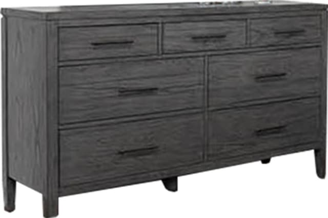 Aspenhome® Gray Dresser and Mirror-2