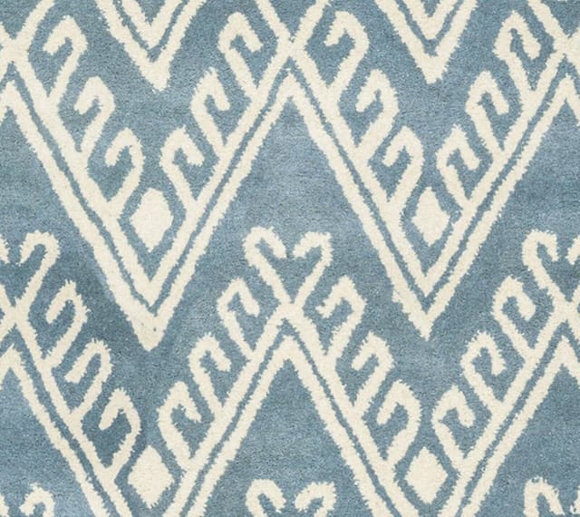 Rizzy Home Bradberry Down Blue Chevron 5' x 8' Rug-1