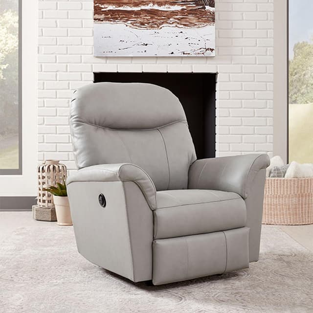 Best® Home Furnishings Customizable Caitlin Leather Swivel Glider Recliner-3