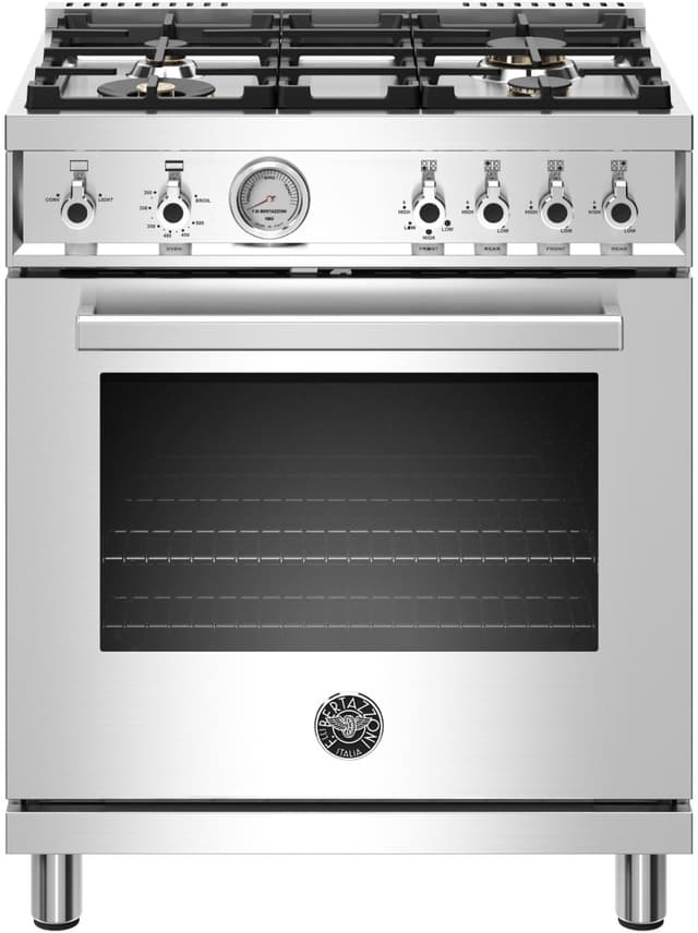 Bertazzoni Professional Series 30" Stainless Steel Pro Style Gas Range-0