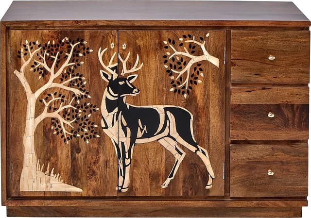 Jaipur Furniture Bone Inlay Dyani Chest-0