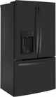 GE® 36" 22.1 Cu. Ft. Fingerprint Resistant Black Slate Counter Depth French Door Refrigerator-2