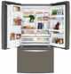 GE® 36" 22.1 Cu. Ft. Fingerprint Resistant Slate Counter Depth French Door Refrigerator-2