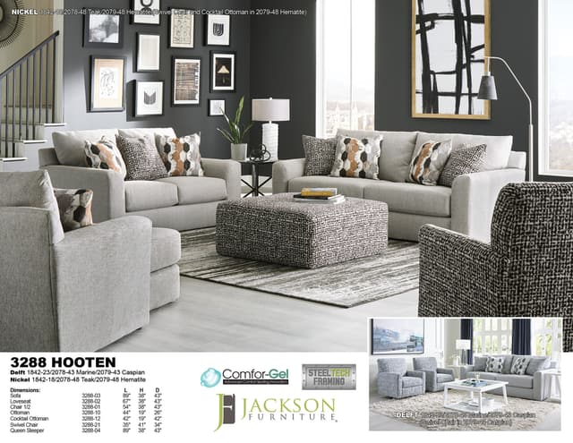 Jackson Furniture Hooten Nickel Loveseat-3