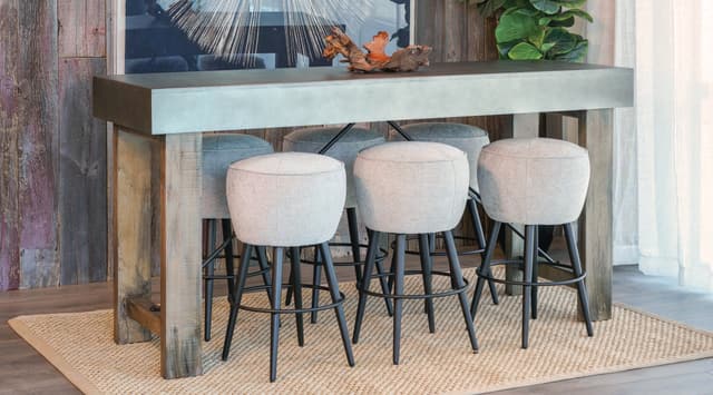 Nest Home Collections Francis Pub Table and 6 Stools-0