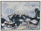 A & B Home Blue/White Cerulean Seas Framed Hand-Painted Wall Art-3