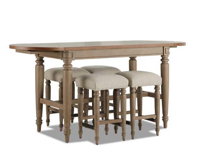 Klaussner® Nashville 3 Piece Counter Height Set-0