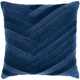 Surya Aviana Dark Blue 22"x22" Pillow Shell with Polyester Insert-0