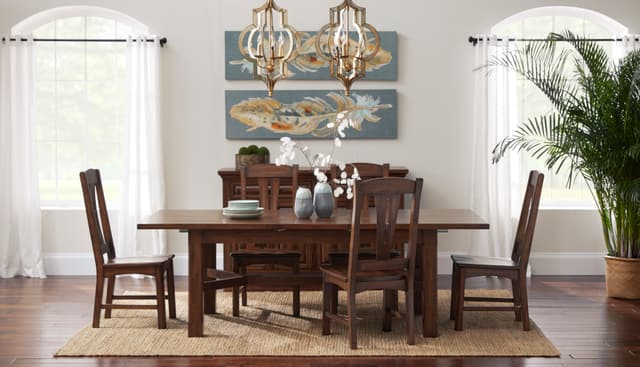 Napa Furniture Design Hill Crest Brown Dining Table-0