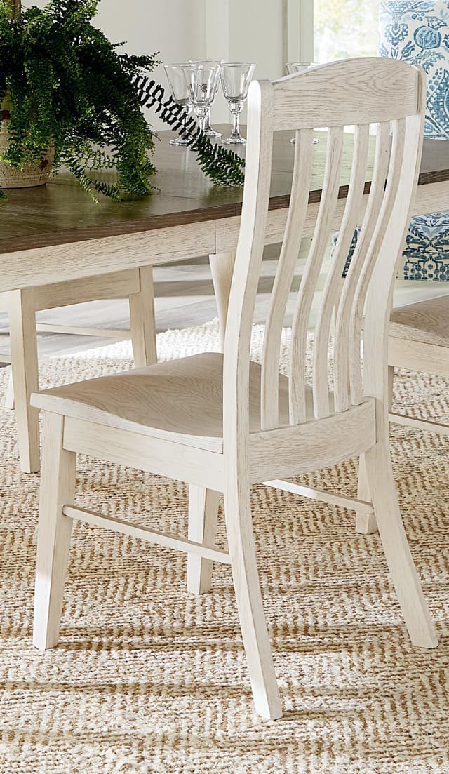 Bassett® Furniture Amelia Cumberland Oak Table and 6 Chairs-2